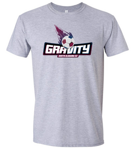North Alabama SC Gravity Logo T-Shirt - Gray
