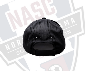 Black North Alabama SC Performance Hat - NASC Logo